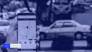 شهر هوشمند با تاکسی های اینترنتی